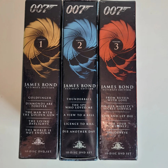 James Bond Boxed Set Bundle Volumes 1-3 Ultimate Edition Collection - Picture 5 of 10